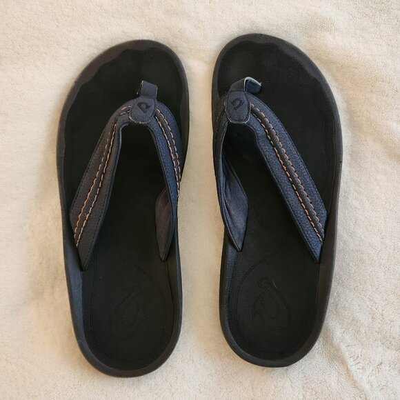 Men's OluKai Flip Flops - Picture 1 of 5